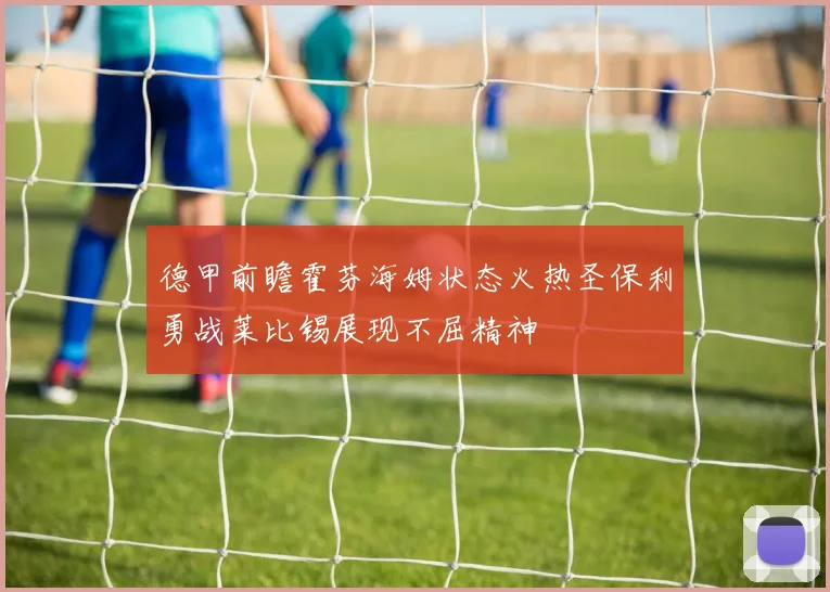 德甲前瞻霍芬海姆状态火热圣保利勇战莱比锡展现不屈精神